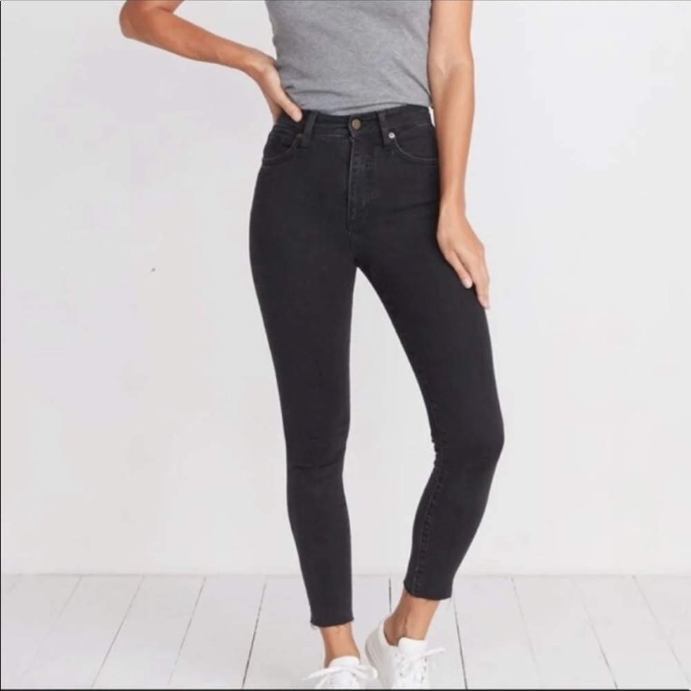 Marine layer black skinny jeans size 27